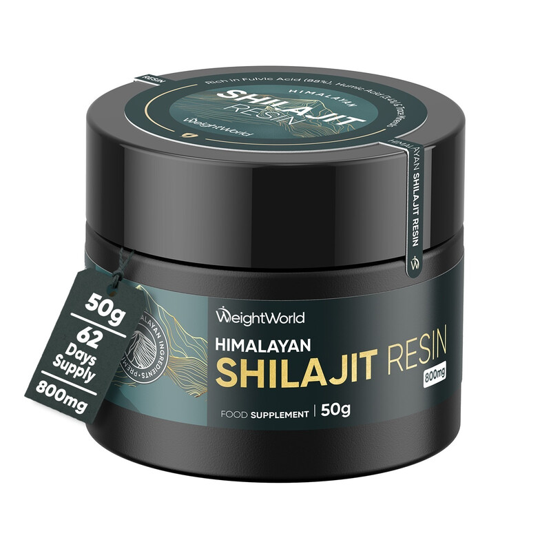 Resina de Shilajit del Himalaya - 50 g - Con Ashwagandha, Cúrcuma y Extracto de Musli - Potenciador Natural de Energía