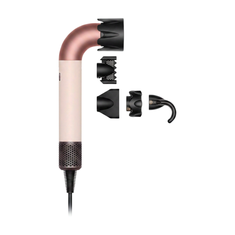 Dyson Supersonic R - steil + golvend - keramisch roze föhn