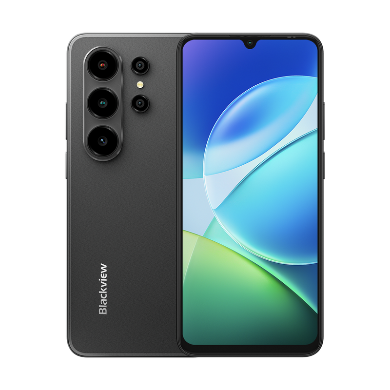 Blackview WAVE 10C simlockvrije smartphone, 6,88" HD+ IPS Android 16, 4 GB RAM + 12 GB virtuele uitbreiding (totaal 16 GB), 128 GB/1 TB opslag, 32 MP + 13 MP, 5000 mAh, 4G dual SIM, Face ID/GPS/OTG/3,5 mm, 2 jaar garantie