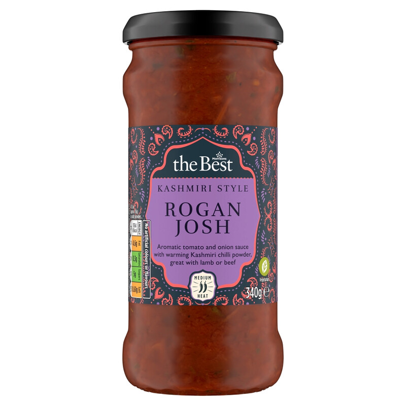 Morrisons The Best Rogan Josh Cooking Sauce 340G