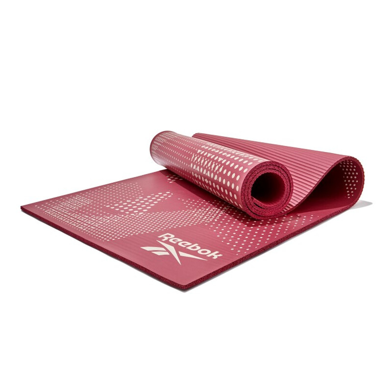 Reebok Tapis de yoga fitness 173x61x0,7 cm Bordeaux