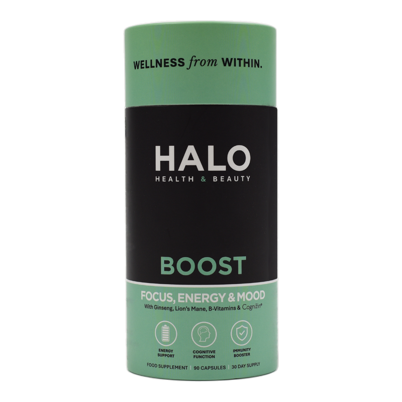 HALO BOOST Cognitive Energy Support Capsules - 90 Capsules