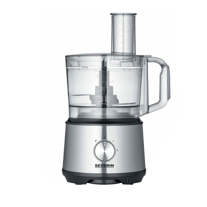 Severin Multifunktionale Küchenmaschine zum Kneten, Rühren, Reiben, Raspeln, Mahlen u.v.m., Food Processor mit umfangreichem Zubehör, hochwertiger Multi-Zerkleinerer, KM 3892