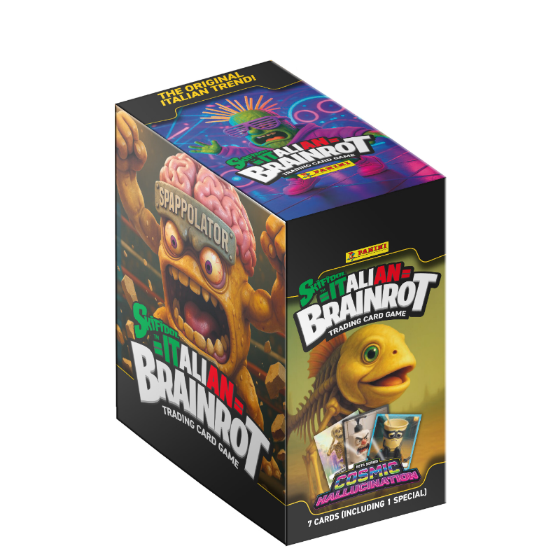Boîte Booster Panini Skifidol Italian Brainrot Vol. 2 – 24 Pochettes, 168 Cartes - vue 6