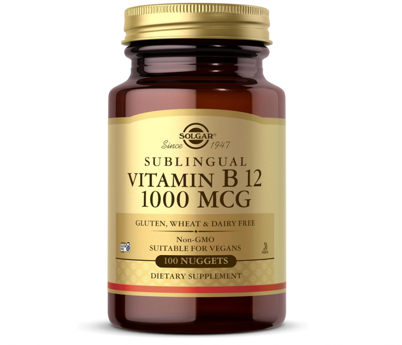 Solgar Vitamin B12 Energy & Nervous System Support 1000 µg - 100 Nuggets