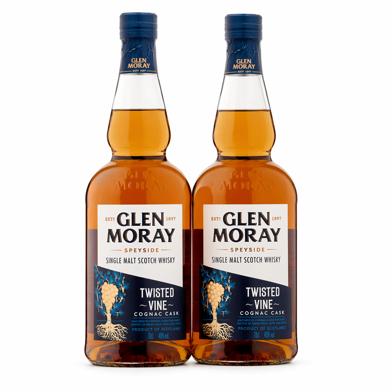 Pack of 2 - Glen Moray Twisted Vine 70cl