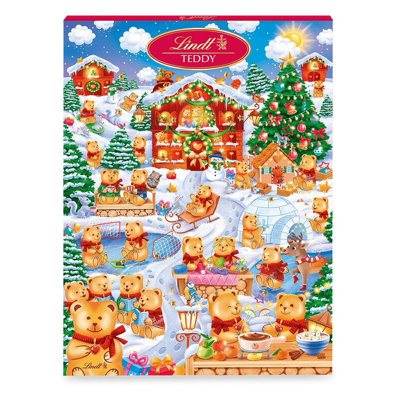 Lindt Teddy Schokolade Hidden Object Adventskalender 265 g