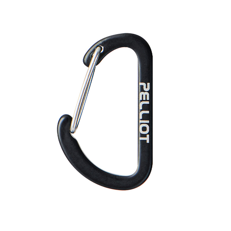 PELLIOT Outdoor Climbing Carabiner, D-Shaped Hook, Hiking Keychain, Camping Backpack Quick-Release External Attachment, Water Bottle Safety Locking Clip