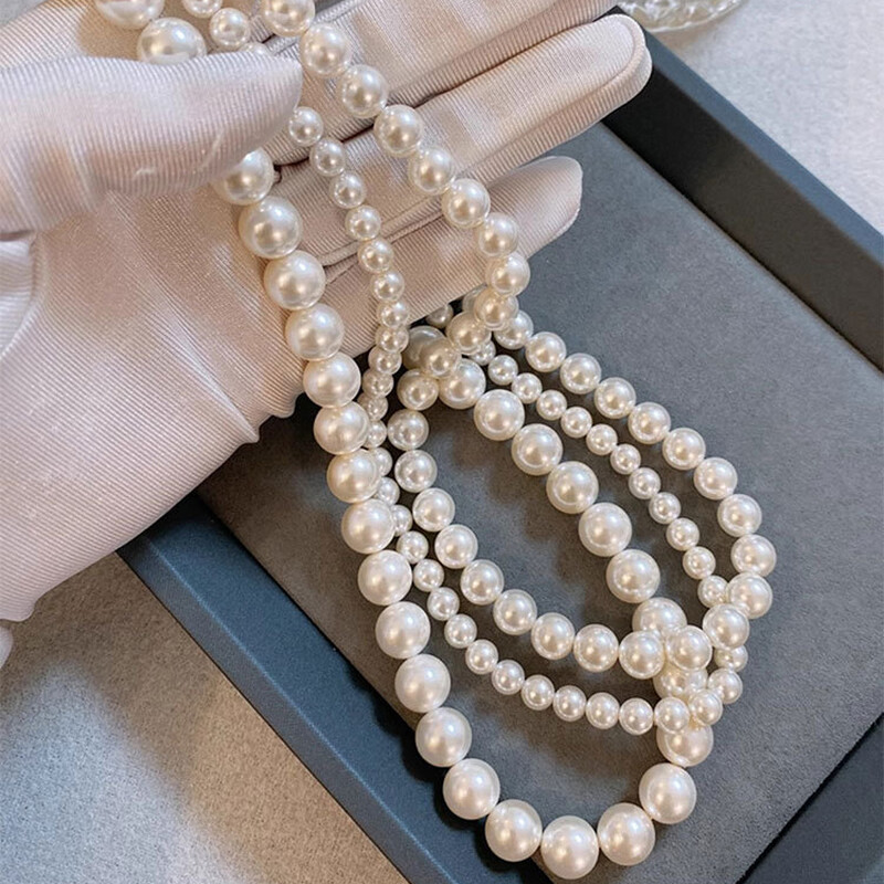 XL23 14mm Pearl Necklace - High-end, elegant, classic pearl necklace, officially excl