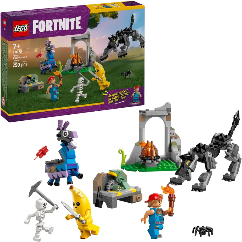LEGO Fortnite 77075 Peely & Sparkplug's Camp