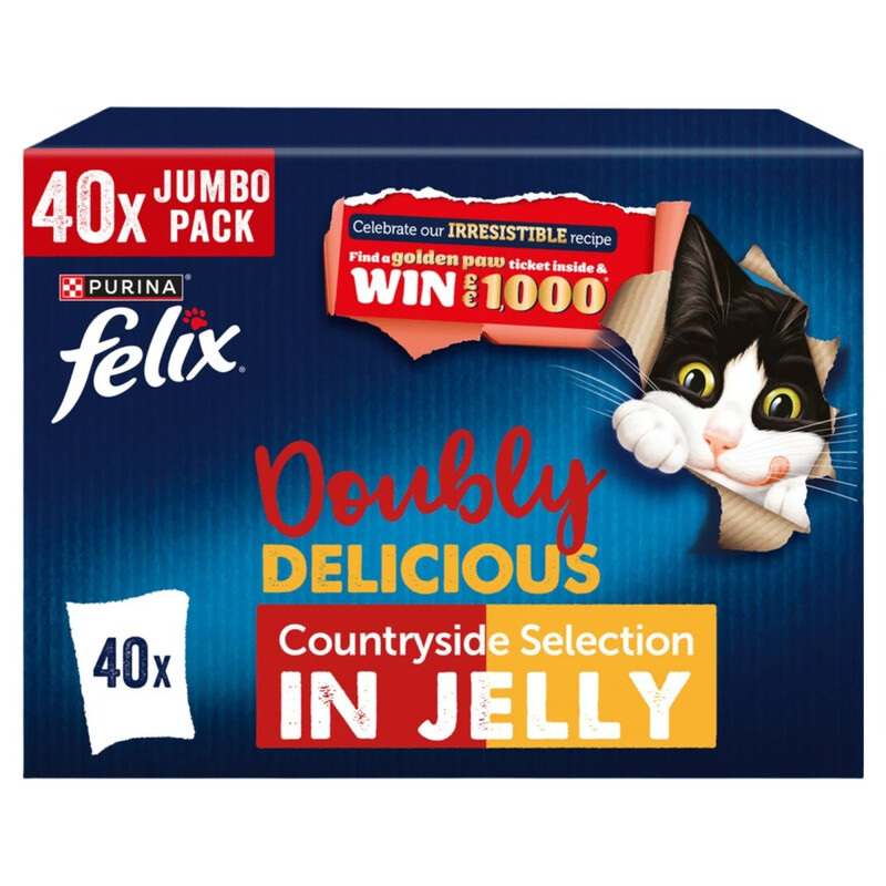 Doublx Deliciou's Countryside Selection in Jelly 40 x 85g (3.4kg)