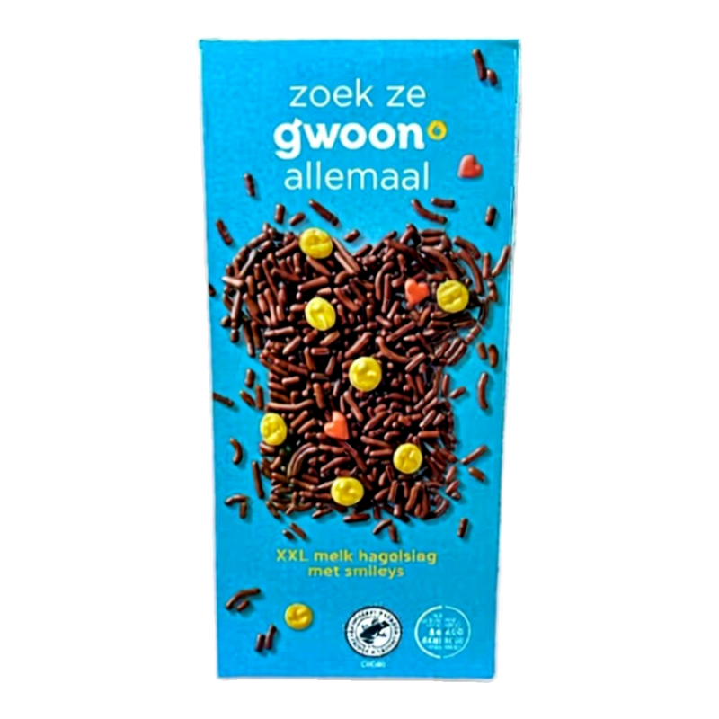 G'woon Melk Chocolade Sprinkles Met Smileys - 550 g
