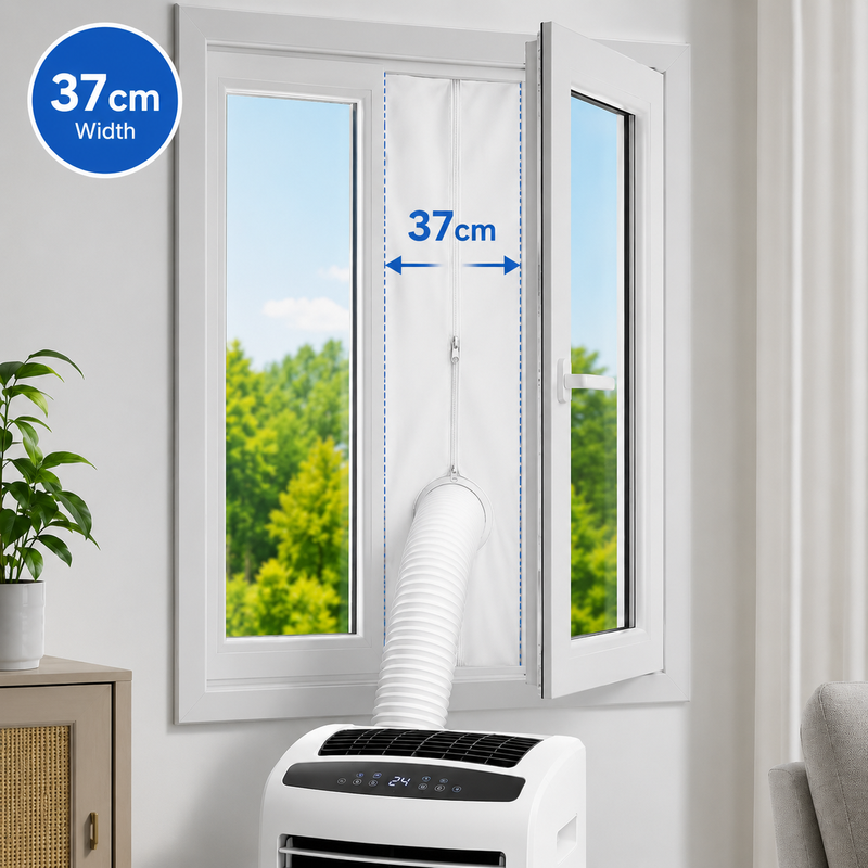 Vensterafdichtingsstrip voor draagbare airconditioner 4 m, Vensterafdichting voor mobiele airco, Vensterafdichting, Vensterafdichtingsstrip
