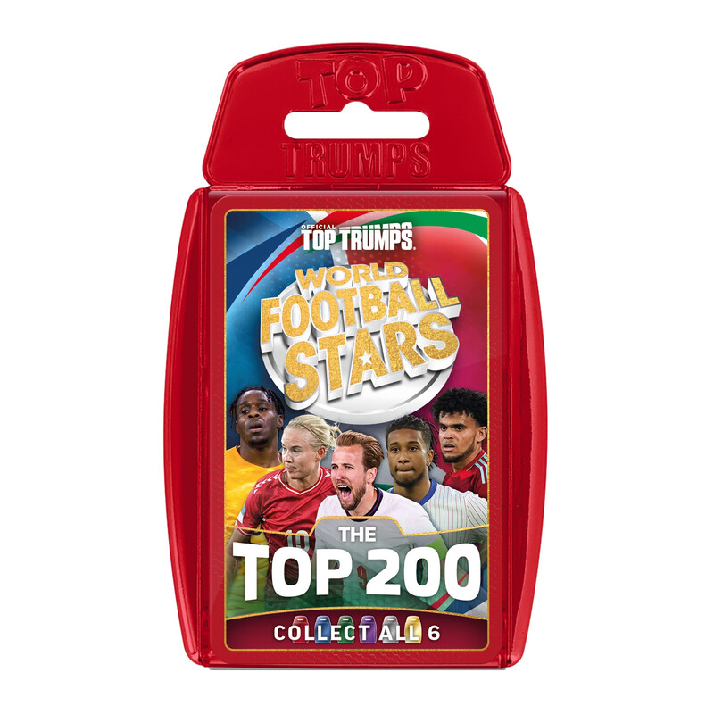 World Football Stars Top 200 Top Trumps - Pack 1 (2026)