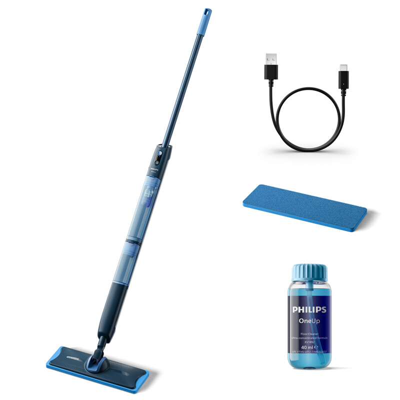 Philips Oneup 5000 Series Electric Mop, Cordless Floor Cleaner, Xv5113/01