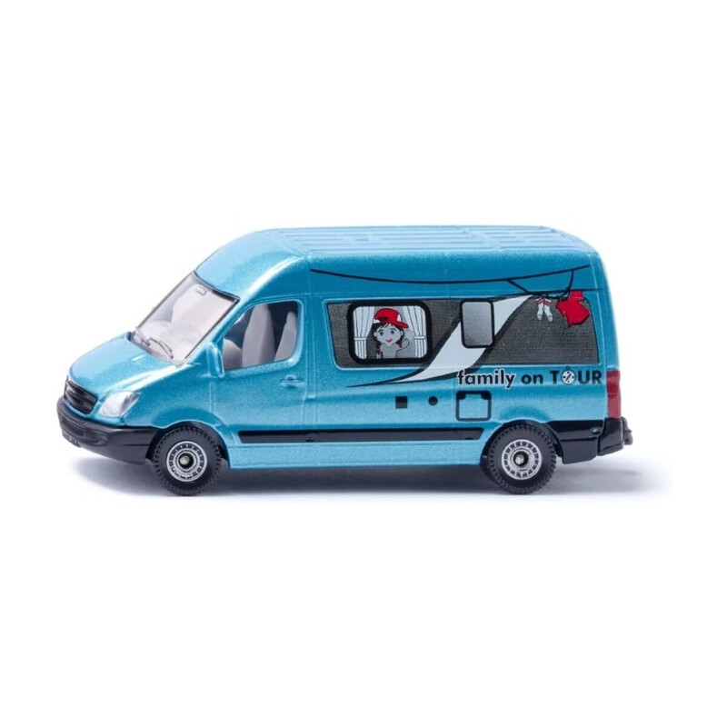 SIKU 1559 Campervan Spielzeugmodell, Metall/Kunststoff, Blau