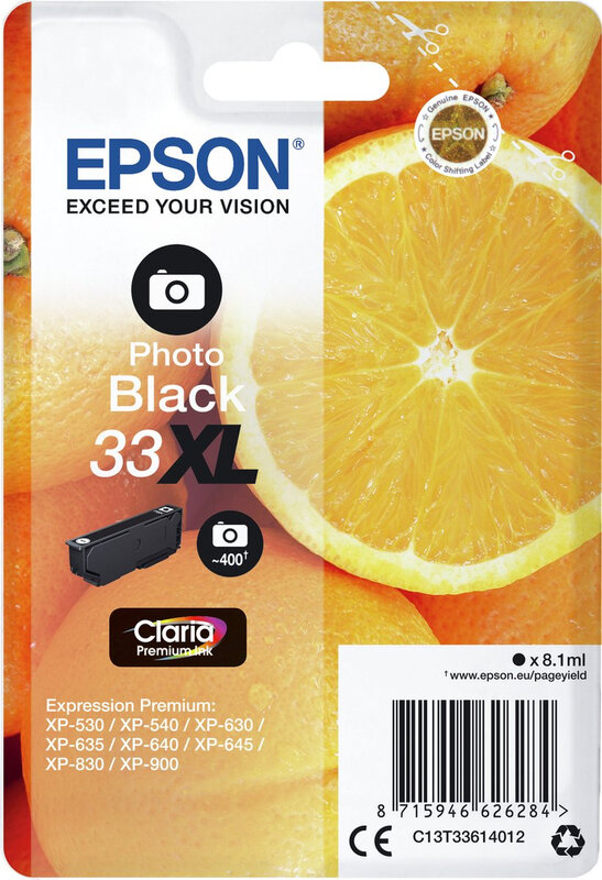 Epson Oranges multipack 5 kleuren 33XL Claria Premium inkt