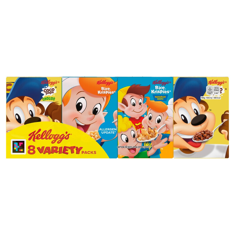 Kellogg's Variety 8 Variety Packs 196G