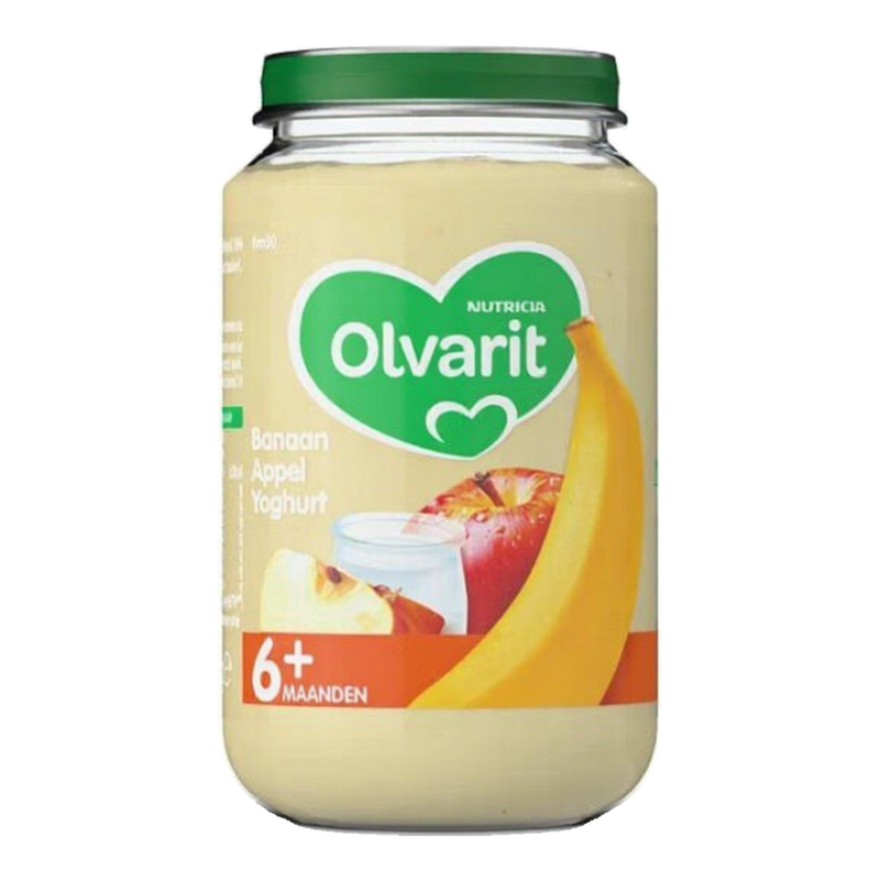 OLVARIT 6maand+ Banana Appel Yogurt 200 gr