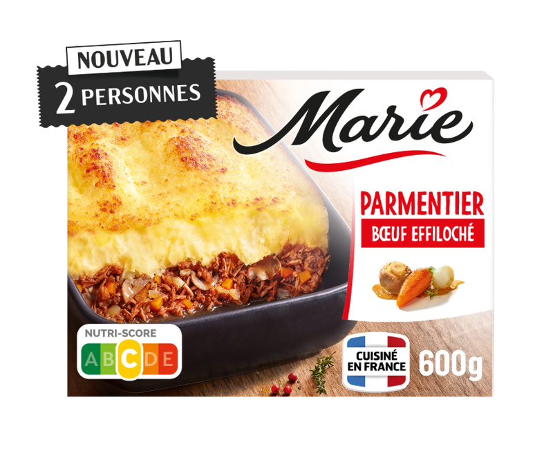 Marie parmentier de bœuf petits égumes cuisiné