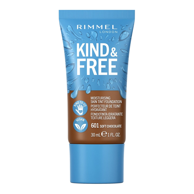 Rimmel Kind + Free Hydraterende getinte foundation Soft Chocolate 601