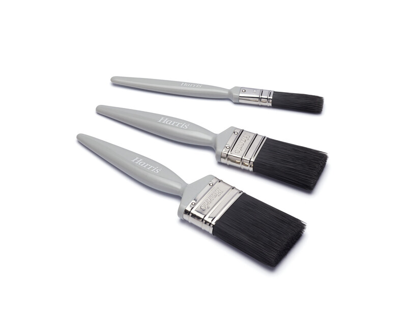 Harris Essentials Woodwork & Gloss Paint Brush 3 Pack