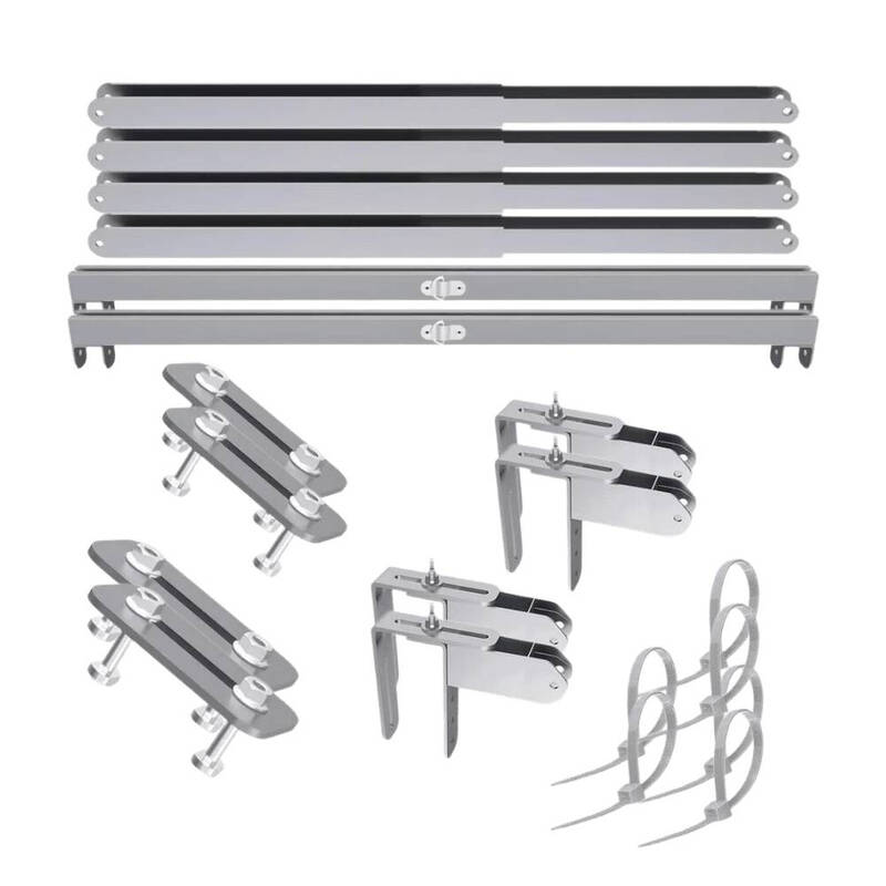 SUNSHARE PV-Zubehör: Ray Lite SSH150 Universal-Balkonhalterung Silber (2 Stück/Packung) für Solarmodule