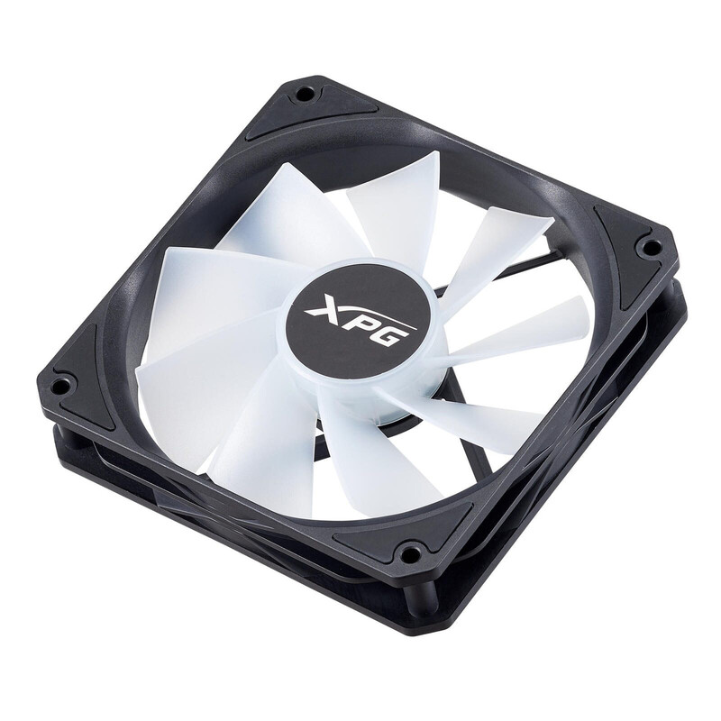 XPG VENTO R 120 ARGB PWM Gehäuselüfter, 120 mm, Schwarz, 1er-Pack