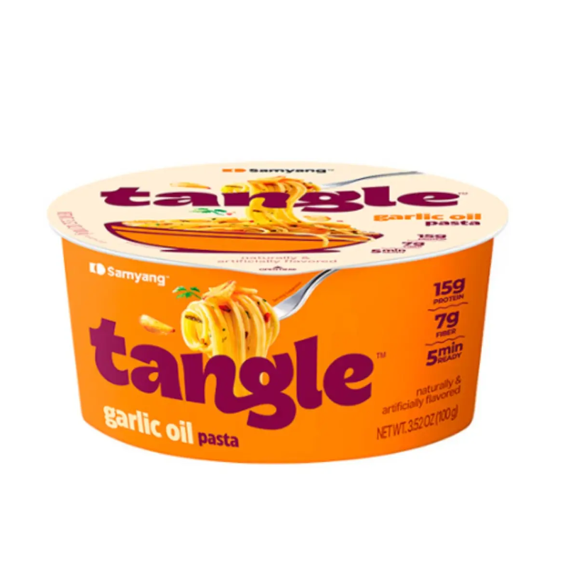 Samyang Tangle Garlic Oil Protein Pasta Big Bowl (Vegan) 100g