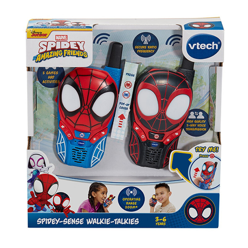 Vtech Light Spidey And His Amazing Friends: Spidey-Sense Walkie-Talkies