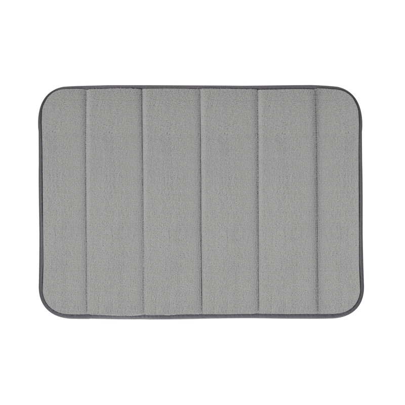 Bath Mat Memory Foam Grey 40x60cm