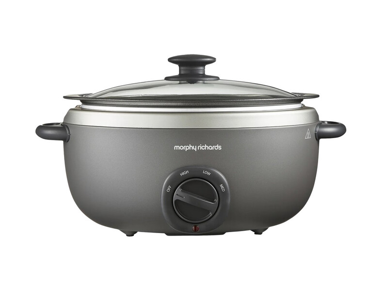 461022 Sear & Stew Titanium Oval Slow Cooker 6.5L