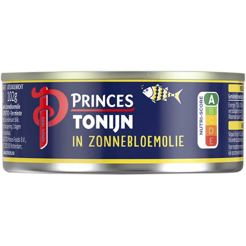 Princes Princess Tonijnstukken In Zonnebloemolie - 145 g