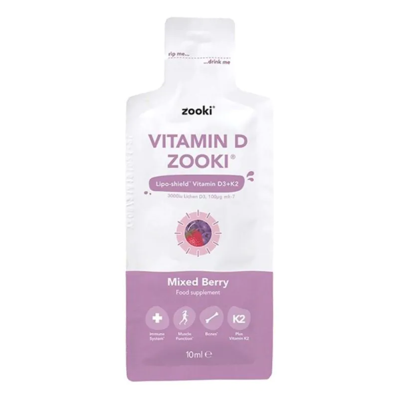 Liposomal Vitamin D Zooki 10ml sachet