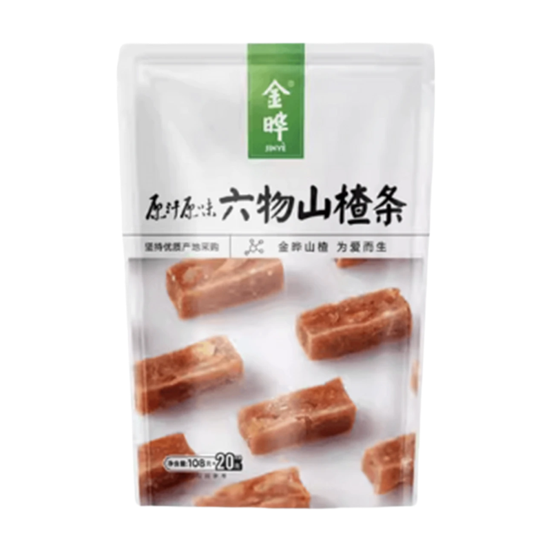 Jin Ye meidoornreepjes met zes ingrediënten 128 g