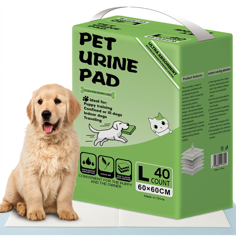 Hundetrainingspads, mehrschichtig saugfähig, schnell trocknend, auslaufsicher, geeignet für Welpentraining/Innenbereich/Inkontinenzpflege/Transport im Freien