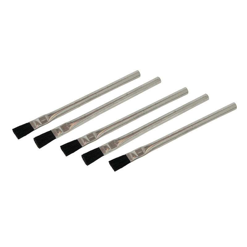 Solder Flux Brushes 5pk 15mm