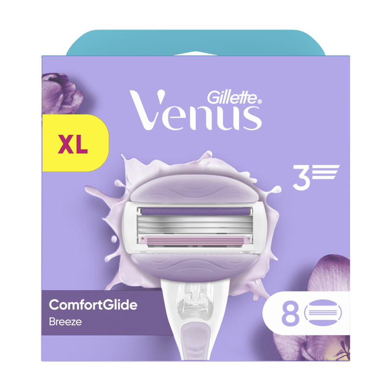 Gillette Venus ComfortGlide Breeze scheermesjes voor dames - 8 stuks