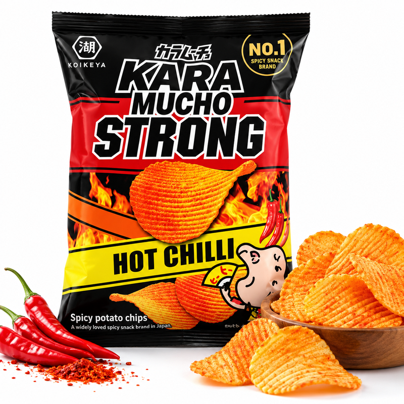 KOIKEYA Karamucho Kartoffelsnack (geriffelt) 60 g