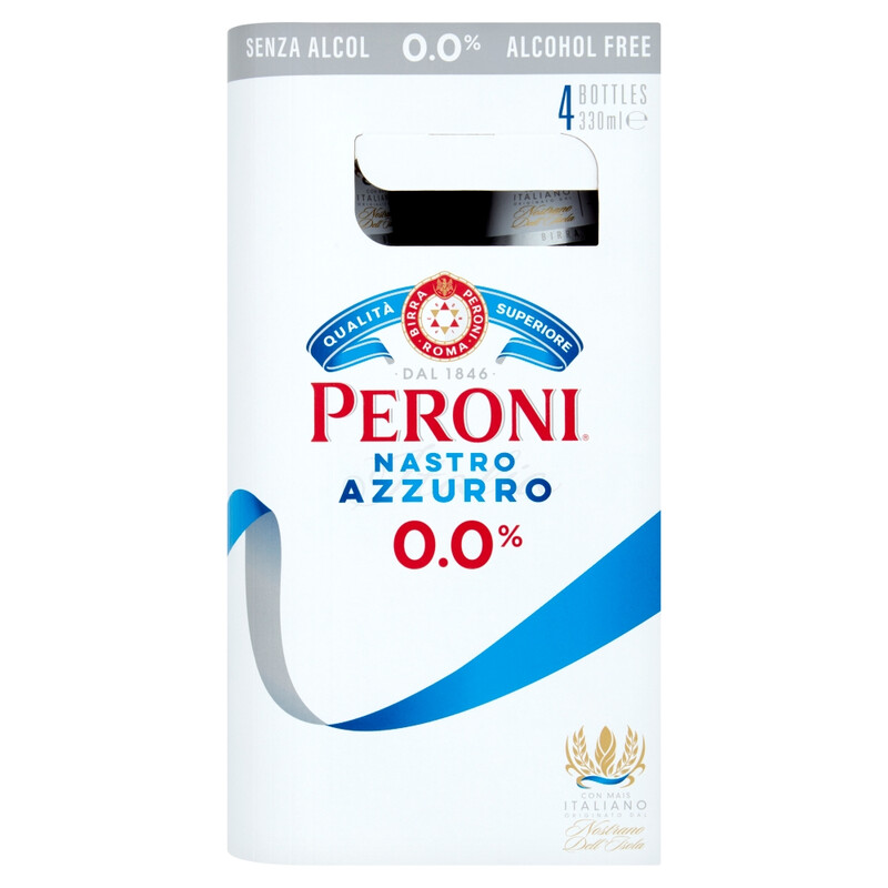 Nastro Azzurro Alcohol Free Beer 4 X 330ml