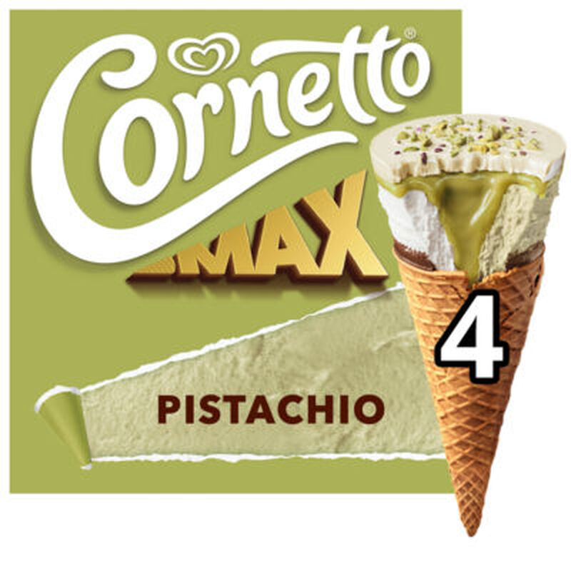 OLA Cornetto Max pistache 4 x 90 ml