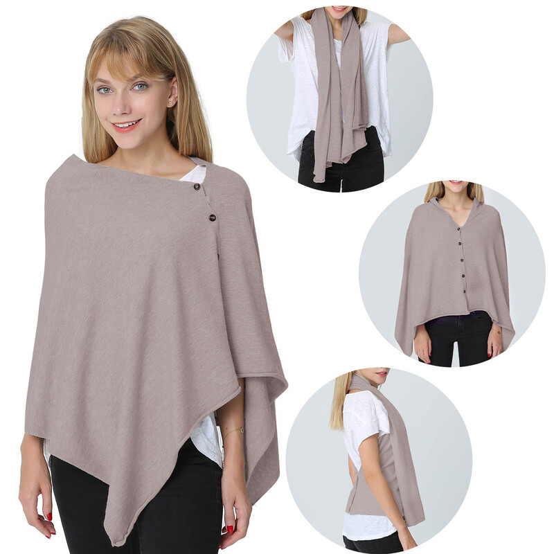 PULI Womens Shawl 44044 oatmealF