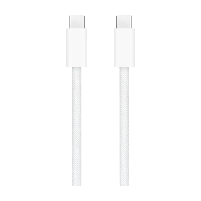 Apple USB-C-naar-USB-C geweven oplaadkabel, wit