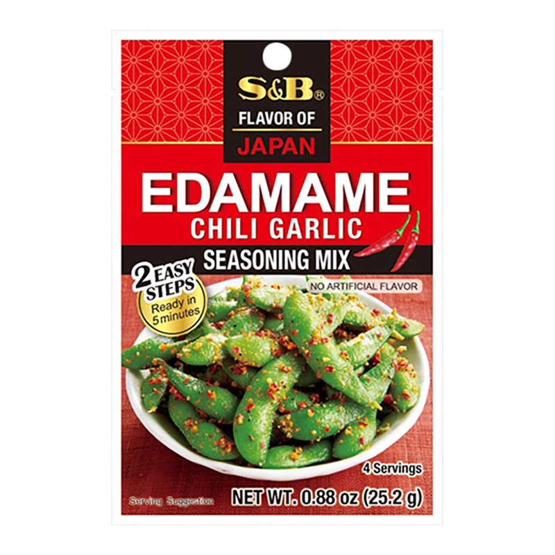 S&B Edamame Chilli Garlic Seasoning Mix 25.2G