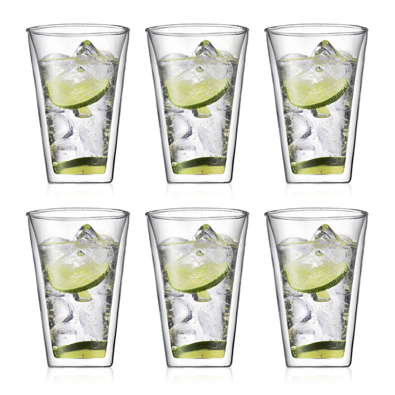BODUM CANTEEN - 6 Gläser 0,4L - Doppelwandig - Groß