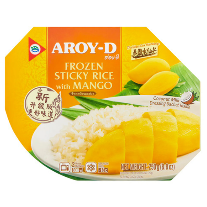 Dee Frozen Sticky Rice With Mango & Coconut Cream 250G