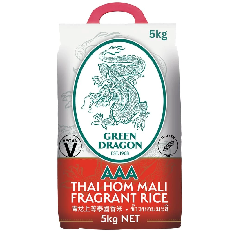 Thai Fragrant Jasmine Rice 5KG | Thai Hom Mali | AAA | Premium Rice