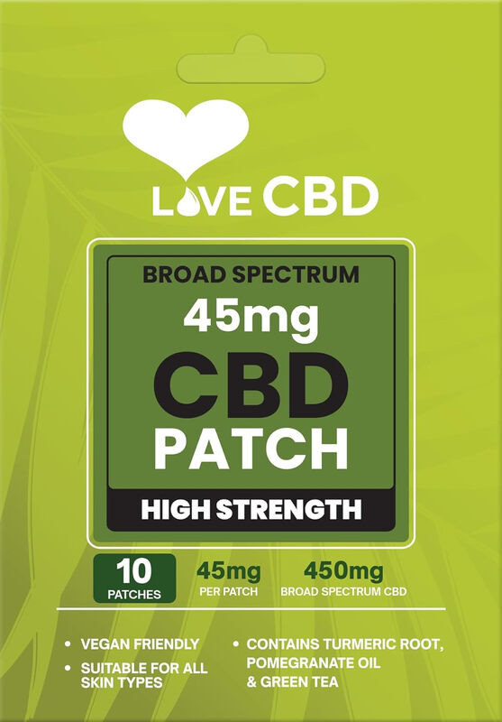 High Strength CBD Patches - 45mg Per Patch - 10