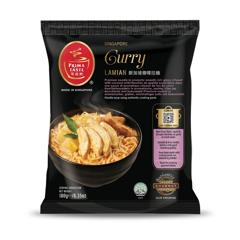Prima Taste Laksa Curry Lamian Noodles 178g