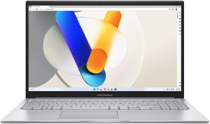 ASUS Vivobook 15 X1504VA-BQ4349W Intel Core 7 150U Laptop 39.6 cm (15.6") Full HD 24 GB DDR5-SDRAM 1 TB SSD Wi-Fi 6 (802.11ax) Windows 11 Home Silver